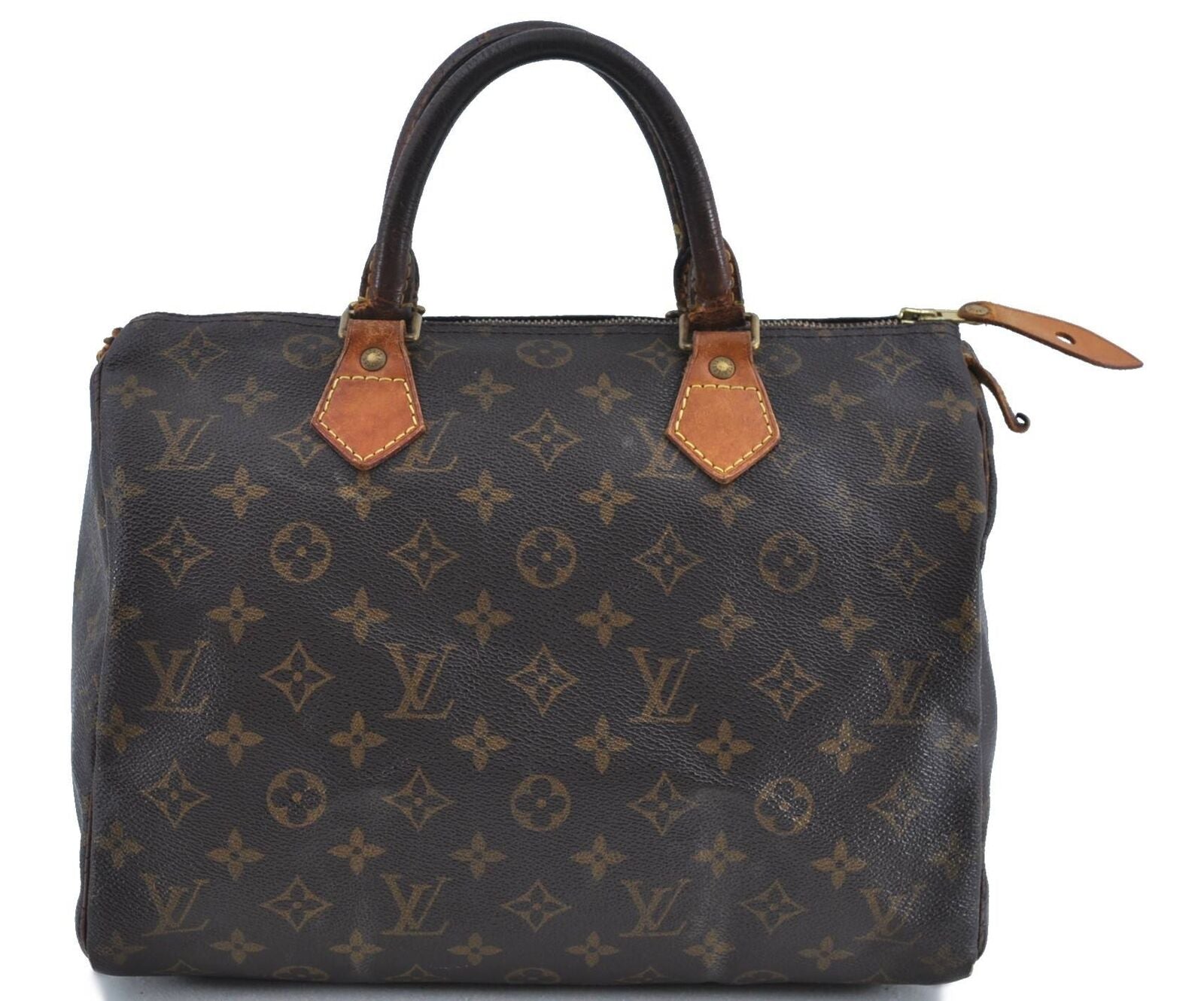 Authentic LOUIS VUITTON Monogram Speedy 30 Hand Bag M41526 LV H3740