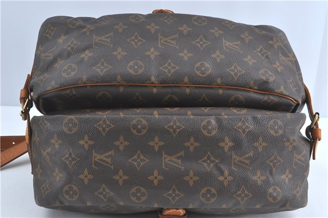 Authentic Louis Vuitton Monogram Saumur 35 Shoulder Cross Bag M42254 LV H3765