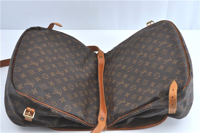Authentic Louis Vuitton Monogram Saumur 35 Shoulder Cross Bag M42254 LV H3765