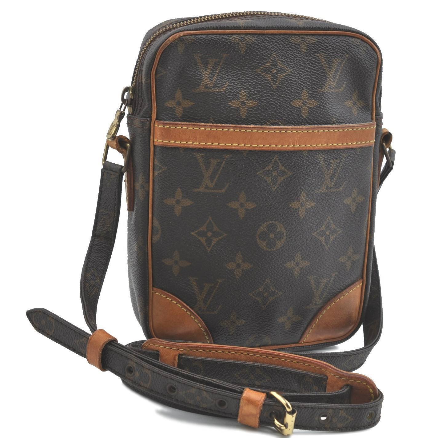 Authentic LOUIS VUITTON Monogram Danube Shoulder Cross Body Bag M45266 LV H3830