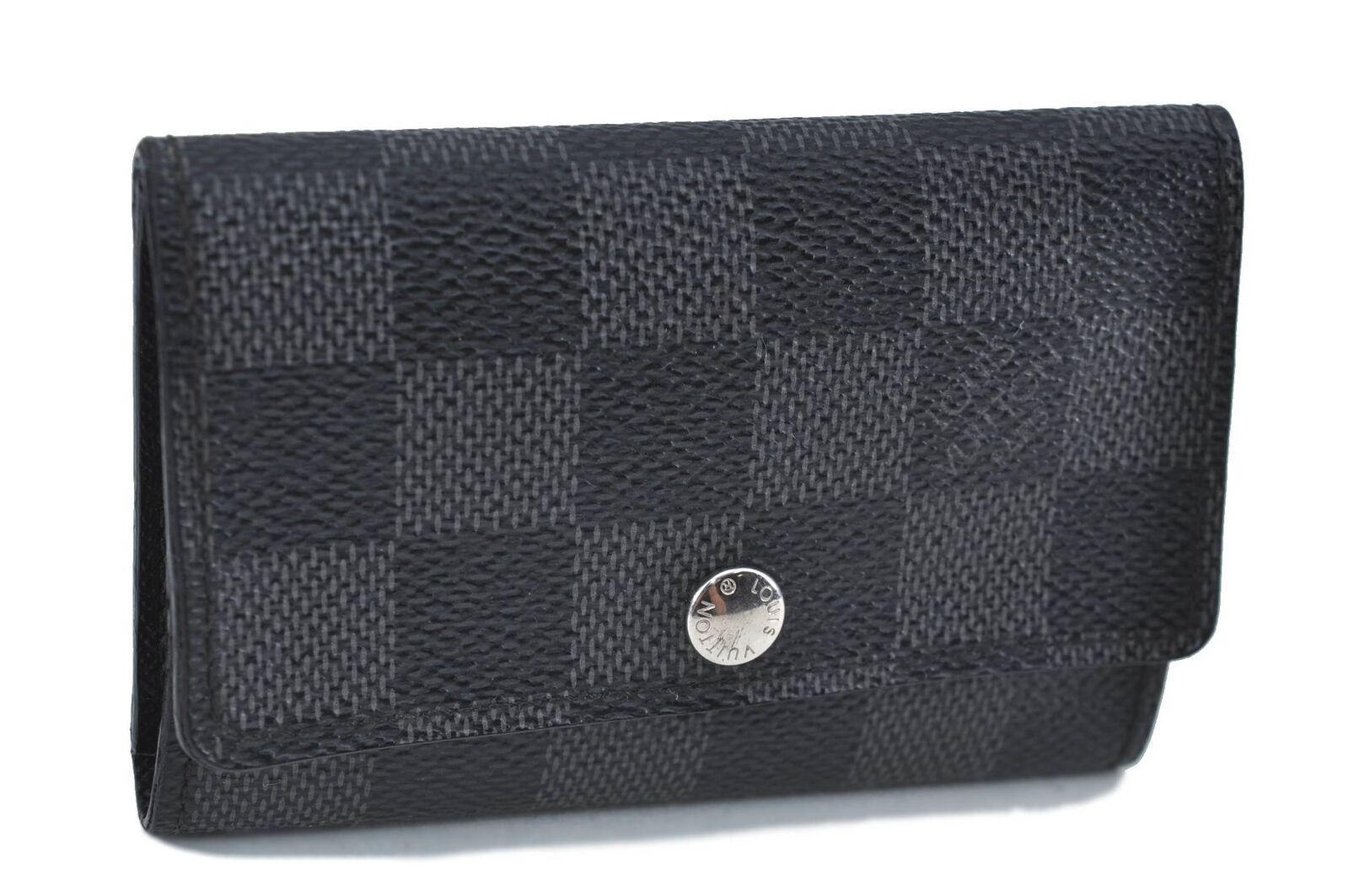 Authentic LOUIS VUITTON Damier Graphite Multicles 6 Key Case M62662 LV H3840