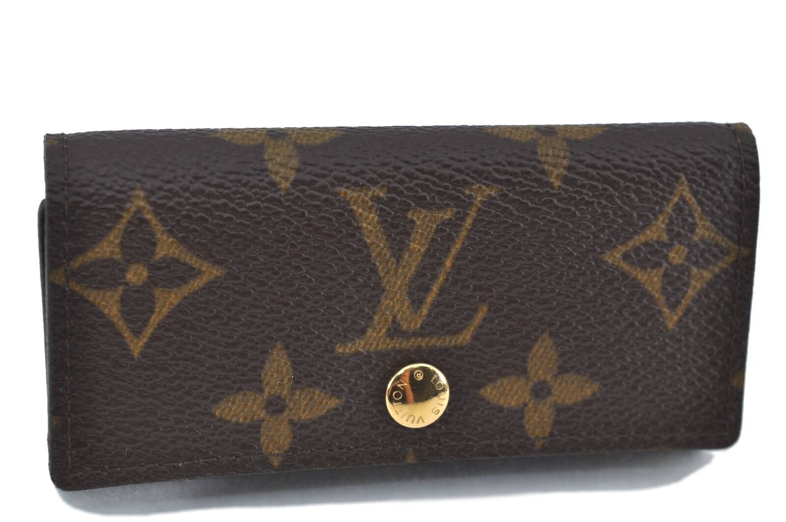 Authentic LOUIS VUITTON Monogram Multicles 4 Four Hooks Key Case M62631 LV H3849