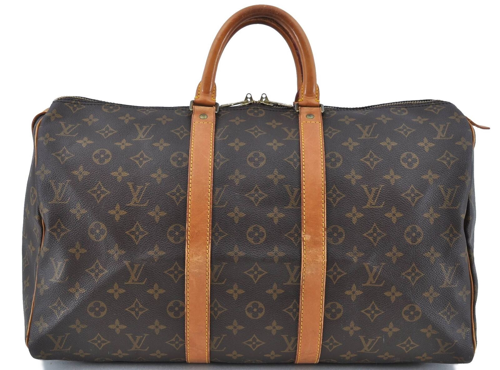 Authentic LOUIS VUITTON Monogram Keepall 45 Boston Bag M41428 LV H3882