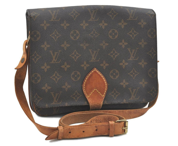 Auth LOUIS VUITTON Monogram Cartouchiere GM Shoulder Cross Bag M51252 LV H3888