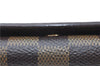 Auth Louis Vuitton Damier Porte Monnaie Billets Tresor Wallet N61730 LV H3958