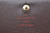 Auth Louis Vuitton Damier Porte Monnaie Billets Tresor Wallet N61730 LV H3958
