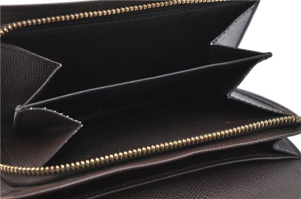 Auth Louis Vuitton Damier Porte Monnaie Billets Tresor Wallet N61730 LV H3958