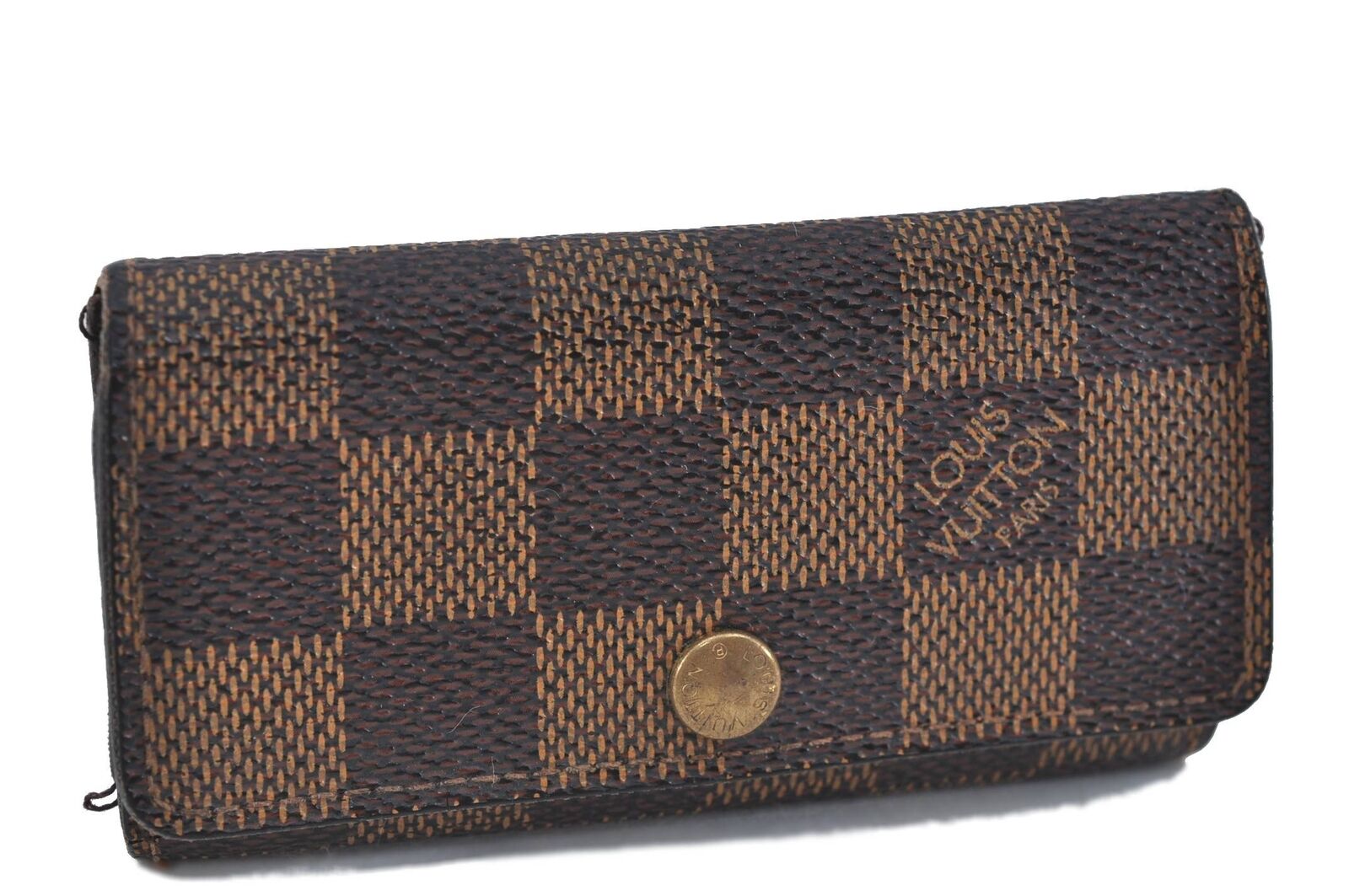 Authentic LOUIS VUITTON Damier Multicles 4 Key Case Holder N62631 LV H4030