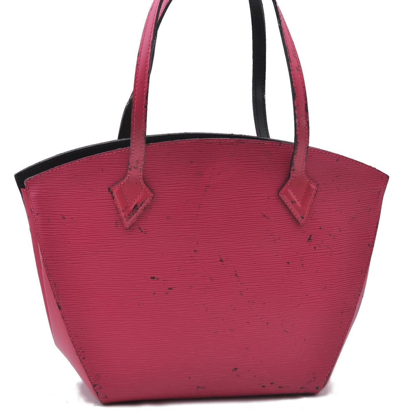 Authentic LOUIS VUITTON Epi Saint Jacques Hand Bag Pink M50044 Junk H4086