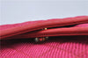 Authentic CHANEL Raffia Tassel Chain Shoulder Cross Body Bag Pink Box H4118