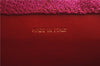 Authentic CHANEL Raffia Tassel Chain Shoulder Cross Body Bag Pink Box H4118