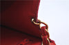 Authentic CHANEL Raffia Tassel Chain Shoulder Cross Body Bag Pink Box H4118