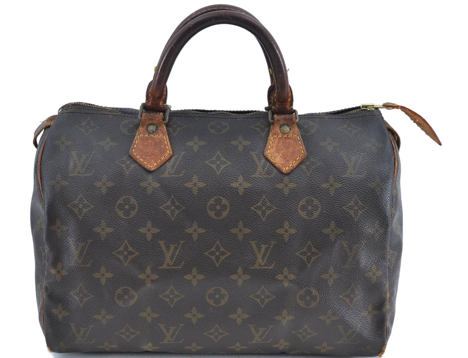 Authentic LOUIS VUITTON Monogram Speedy 30 Hand Bag M41526 LV H4133