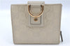 Authentic GUCCI Guccissima Abbey Bifold Wallet Purse Leather 154255 Ivory H4192