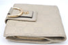 Authentic GUCCI Guccissima Abbey Bifold Wallet Purse Leather 154255 Ivory H4192