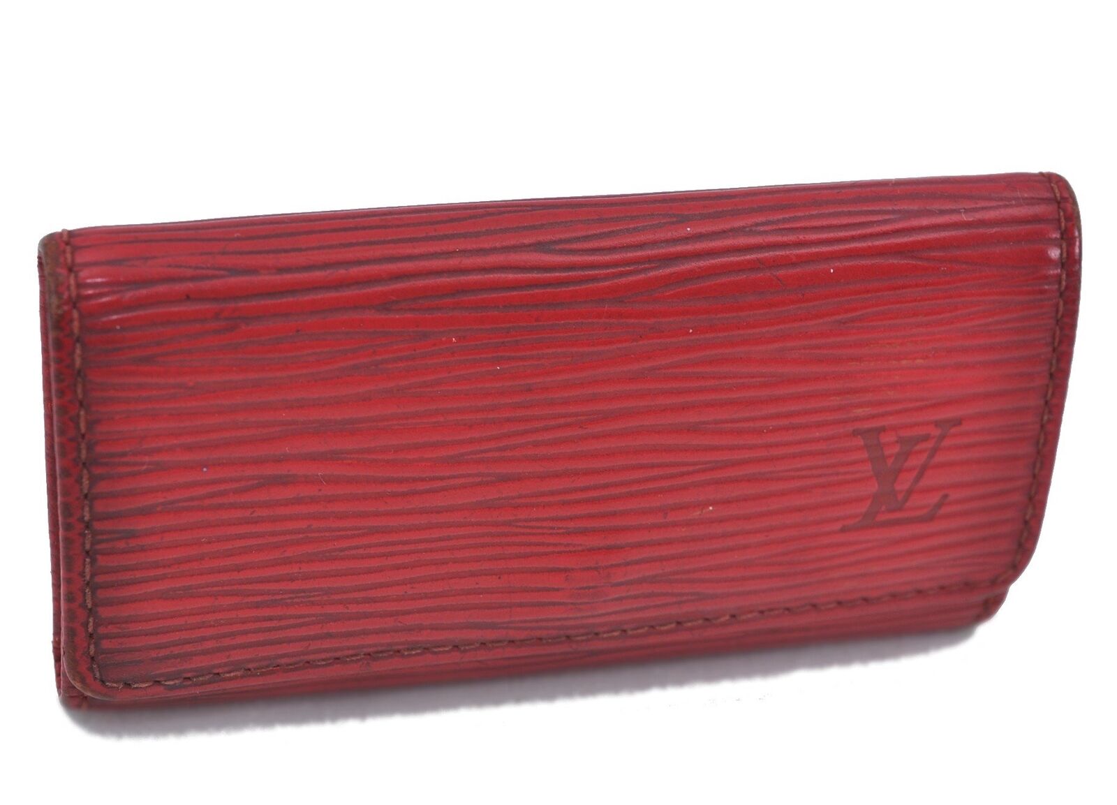 Authentic LOUIS VUITTON Epi Multicles 4 Key Case Red M63827 LV H4227