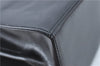 Authentic Ferragamo Gancini Leather 2 Way Shoulder Hand Bag Purse Black H4334