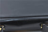 Authentic Ferragamo Gancini Leather 2 Way Shoulder Hand Bag Purse Black H4334