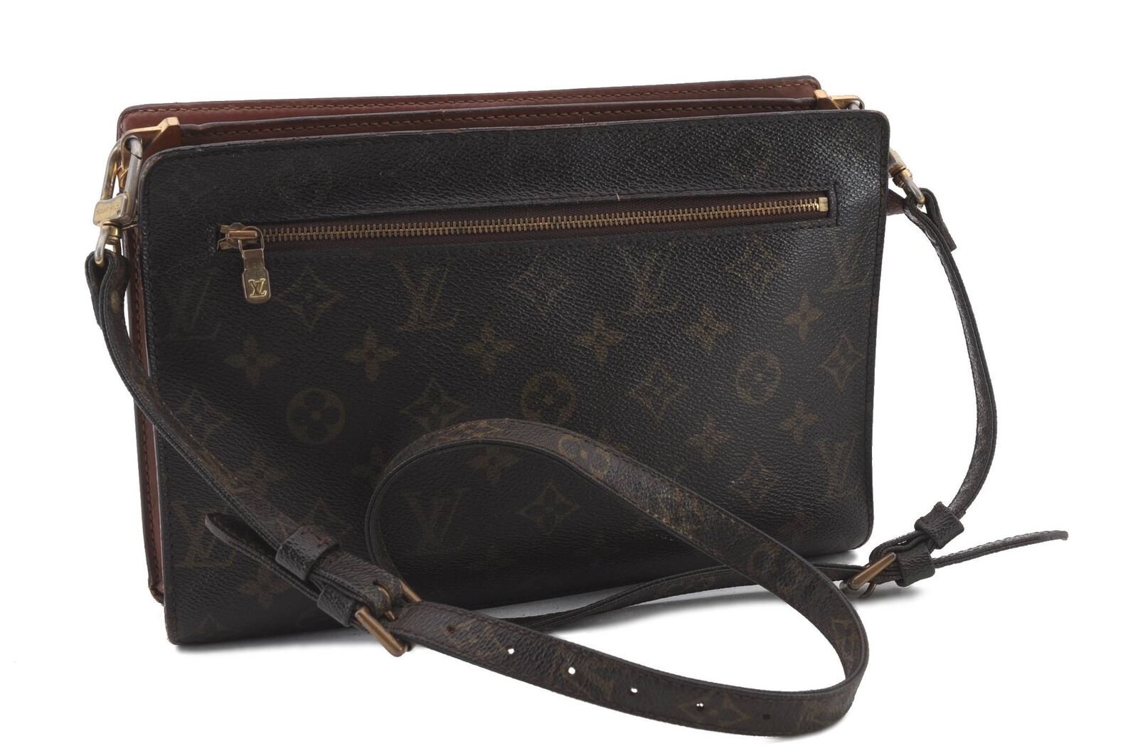 Authentic LOUIS VUITTON Monogram Enghien Shoulder Cross Bag M51205 LV Junk H4396