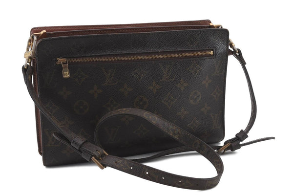 Authentic LOUIS VUITTON Monogram Enghien Shoulder Cross Bag M51205 LV Junk H4396