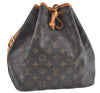 Authentic Louis Vuitton Monogram Petit Noe Shoulder Bag M42226 LV H4398
