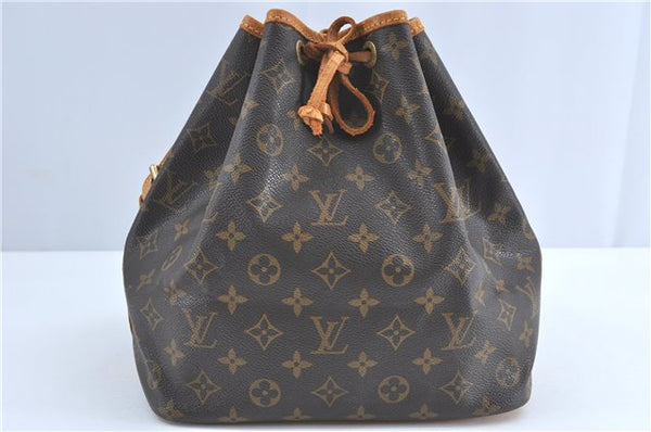 Authentic Louis Vuitton Monogram Petit Noe Shoulder Bag M42226 LV H4398