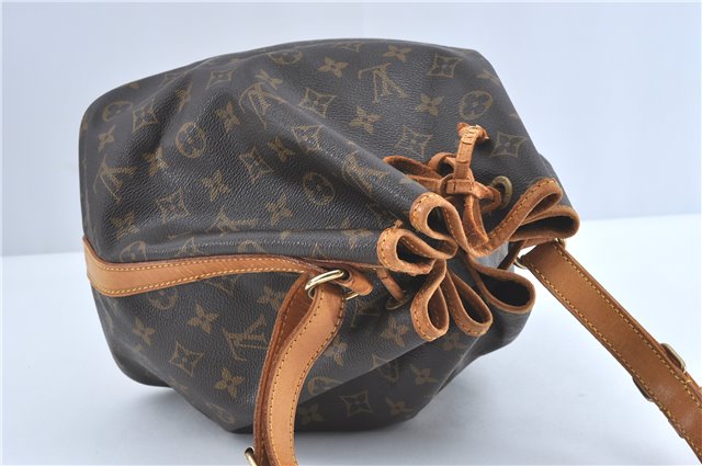 Authentic Louis Vuitton Monogram Petit Noe Shoulder Bag M42226 LV H4398