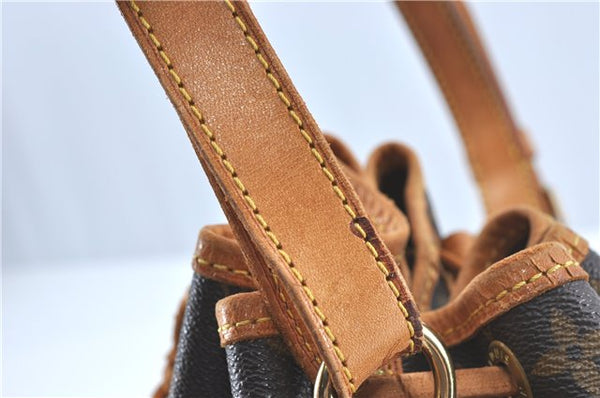 Authentic Louis Vuitton Monogram Petit Noe Shoulder Bag M42226 LV H4398