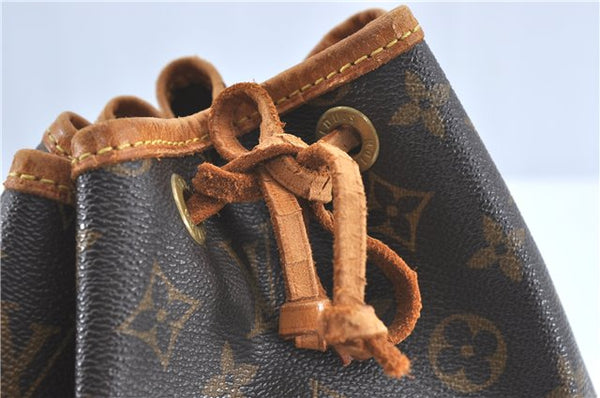 Authentic Louis Vuitton Monogram Petit Noe Shoulder Bag M42226 LV H4398