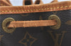 Authentic Louis Vuitton Monogram Petit Noe Shoulder Bag M42226 LV H4398