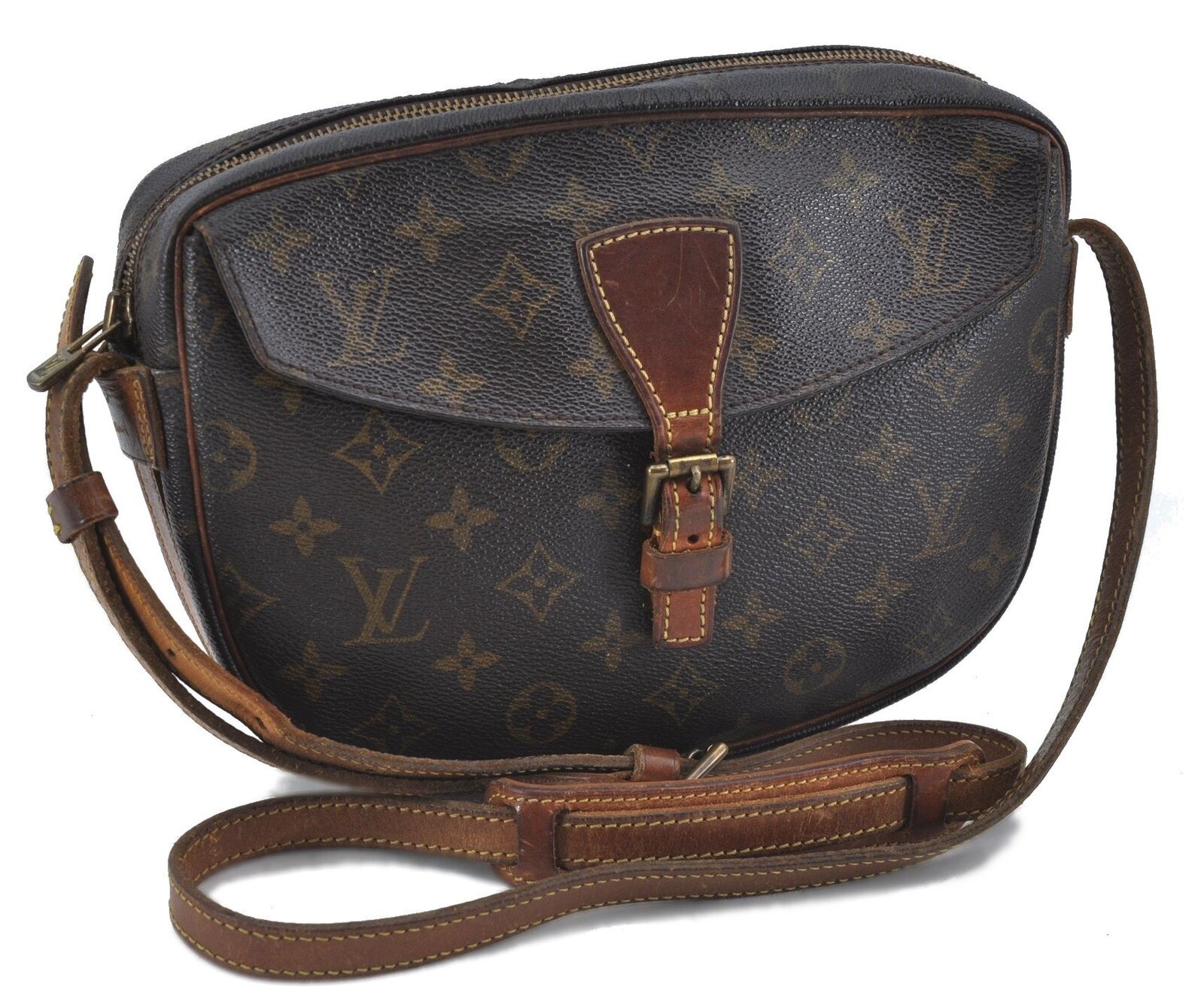 Auth LOUIS VUITTON Monogram Jeune Fille MM Shoulder Cross Bag M51226 LV H4513