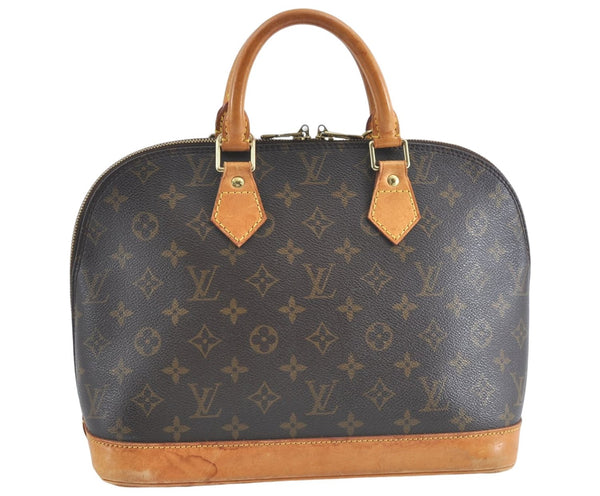 Authentic Louis Vuitton Monogram Alma Hand Bag M51130 LV H4679
