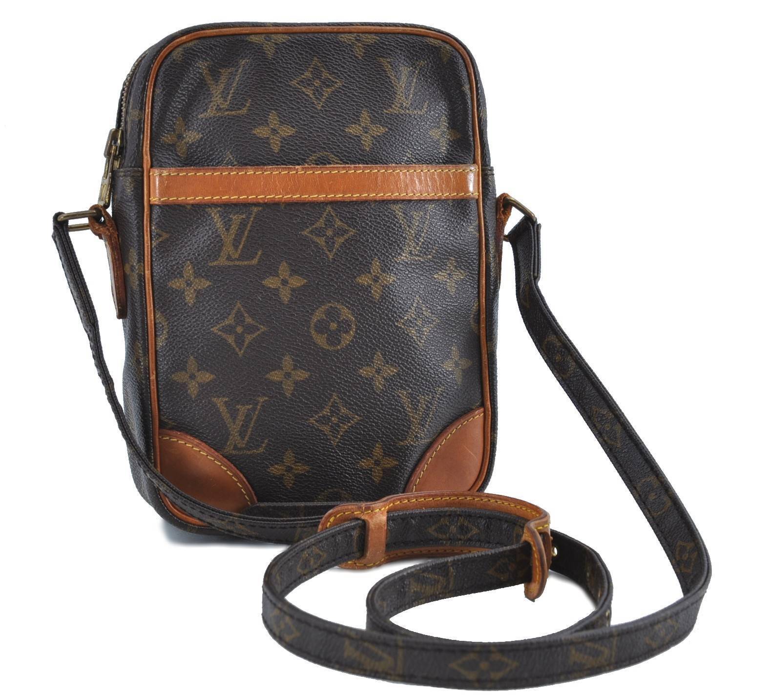Authentic LOUIS VUITTON Monogram Danube Shoulder Cross Body Bag M45266 LV H4706