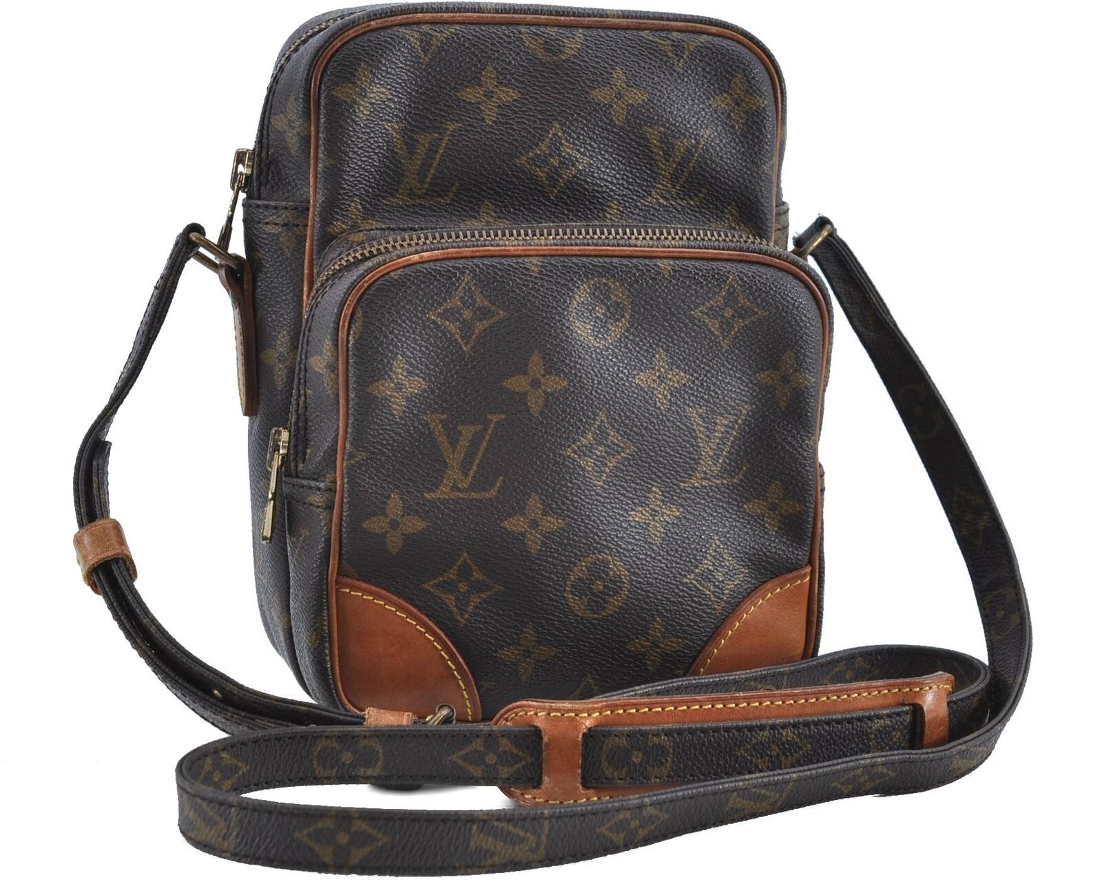 Authentic LOUIS VUITTON Monogram Amazone Shoulder Cross Body Bag M45236 LV H4733