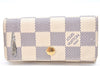 Authentic Louis Vuitton Damier Azur Multicles 4 Key Case Holder N60020 LV H4747