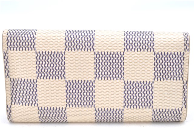 Authentic Louis Vuitton Damier Azur Multicles 4 Key Case Holder N60020 LV H4747