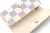 Authentic Louis Vuitton Damier Azur Multicles 4 Key Case Holder N60020 LV H4747