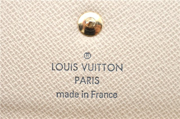 Authentic Louis Vuitton Damier Azur Multicles 4 Key Case Holder N60020 LV H4747