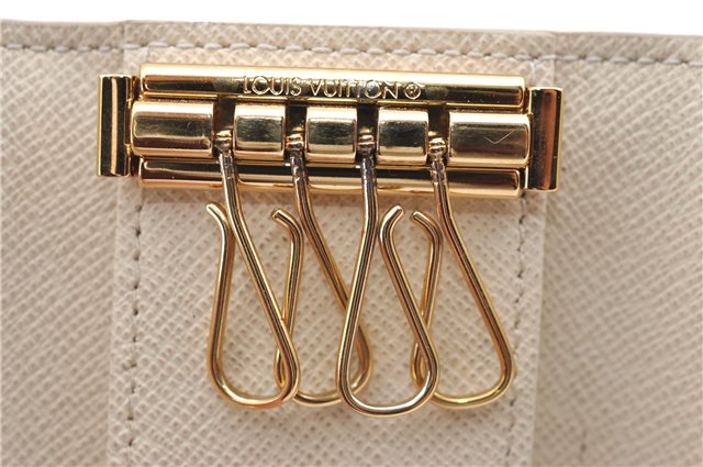 Authentic Louis Vuitton Damier Azur Multicles 4 Key Case Holder N60020 LV H4747