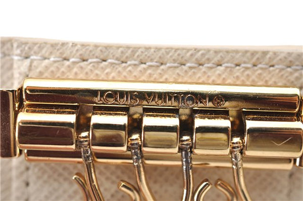 Authentic Louis Vuitton Damier Azur Multicles 4 Key Case Holder N60020 LV H4747