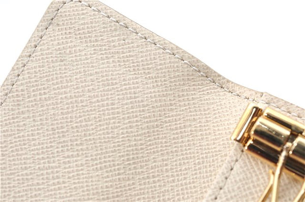 Authentic Louis Vuitton Damier Azur Multicles 4 Key Case Holder N60020 LV H4747