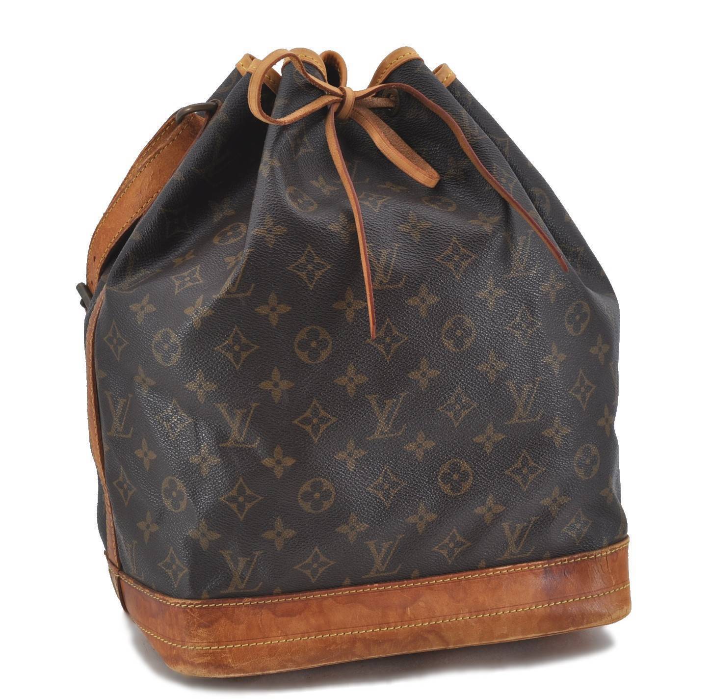 Authentic LOUIS VUITTON Monogram Noe Shoulder Bag M42224 LV H4766