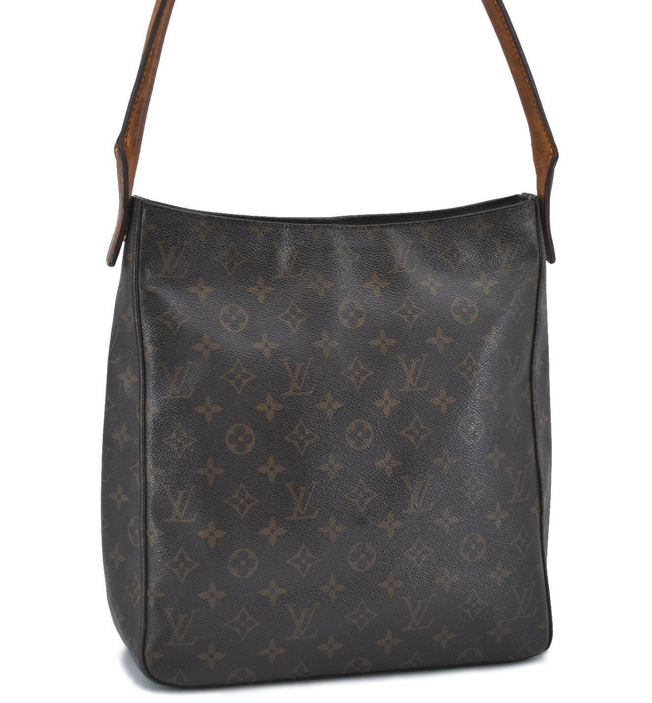 Authentic LOUIS VUITTON Monogram Looping GM Shoulder Bag M51145 LV H4797