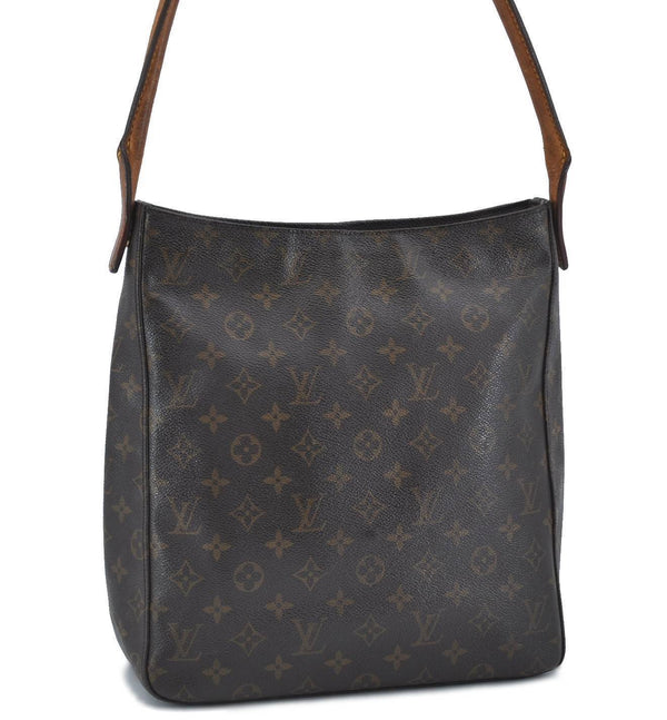 Authentic LOUIS VUITTON Monogram Looping GM Shoulder Bag M51145 LV H4797