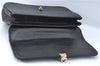 Authentic Burberrys Vintage Leather Hand Bag Purse Black H4844