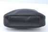 Authentic GUCCI Bamboo Hand Bag Purse Leather Black H4850