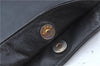 Authentic GUCCI Bamboo Hand Bag Purse Leather Black H4850