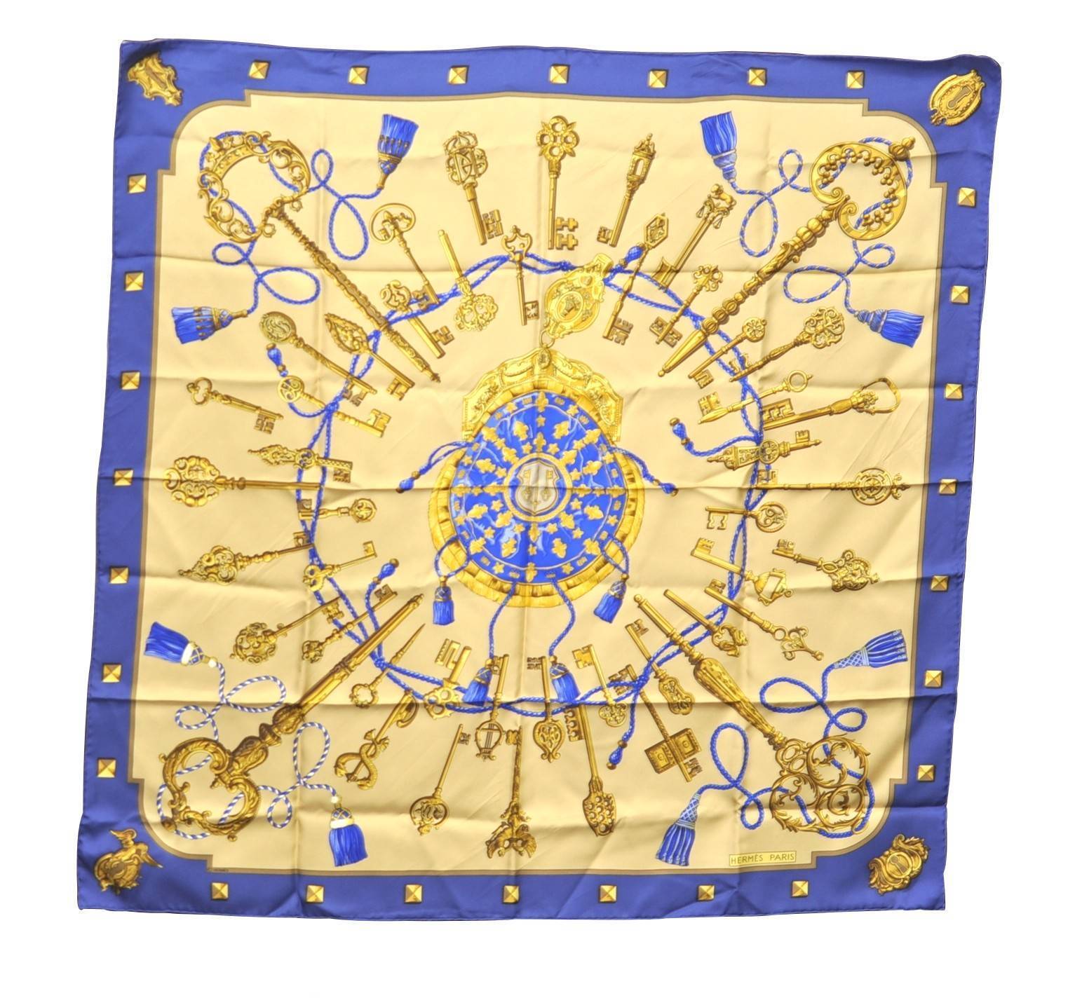 Authentic HERMES Carre 90 Scarf 