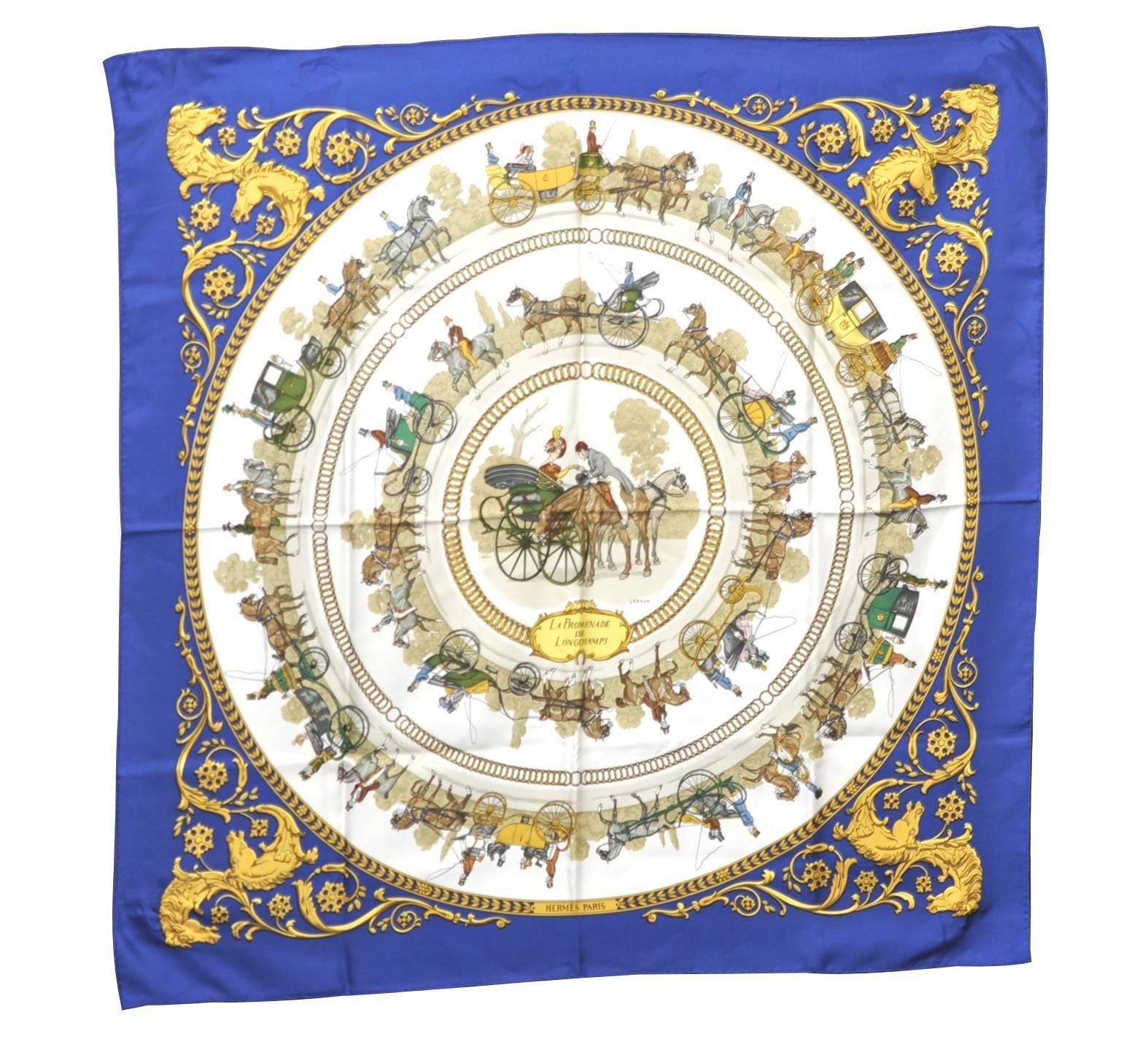 Authentic HERMES Carre 90 Scarf 