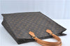 Authentic Louis Vuitton Monogram Sac Plat Hand Tote Bag M51140 LV H5138